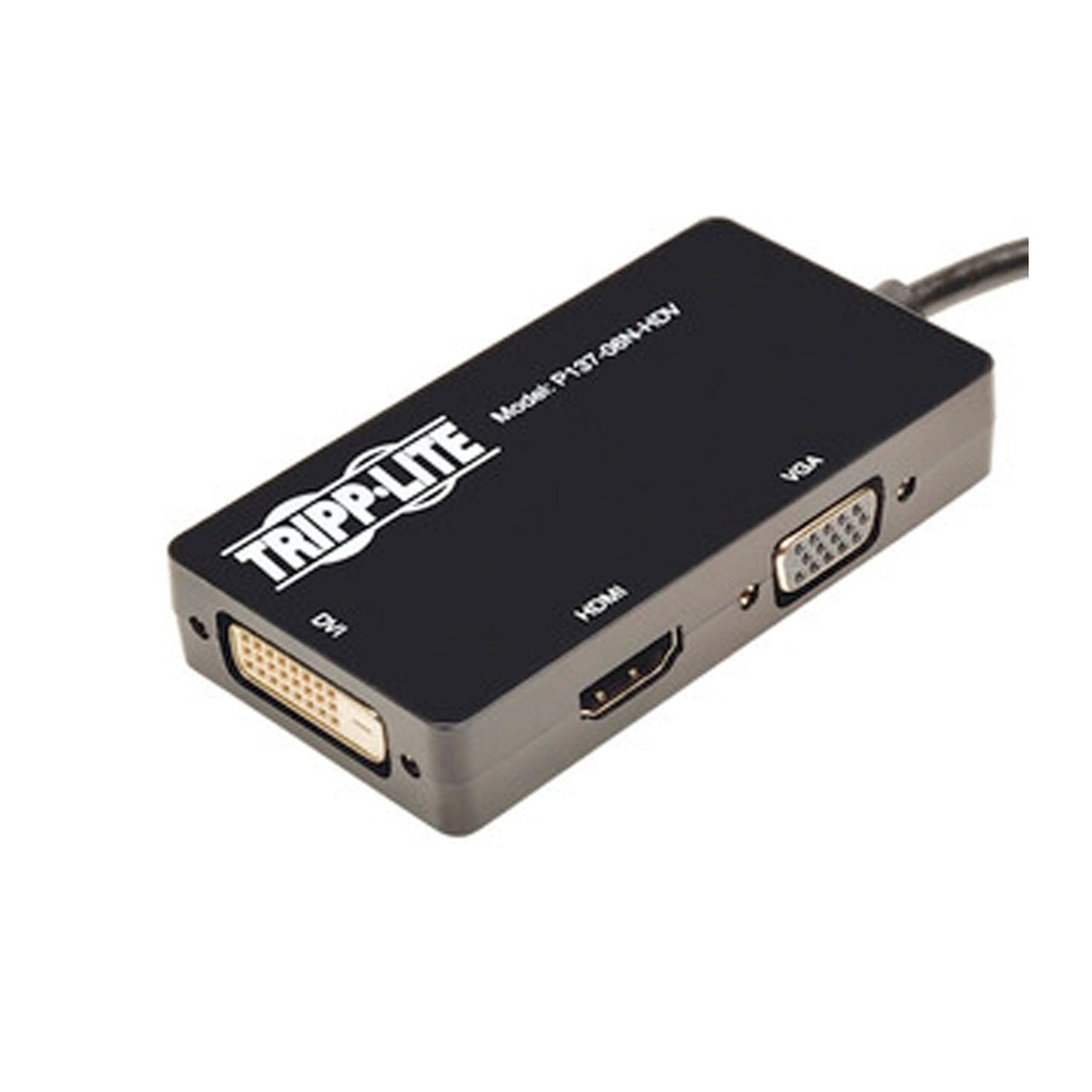 Tripp Lite Mini Displayport Vga Dvi Hdmi Adaptador Mdp 6