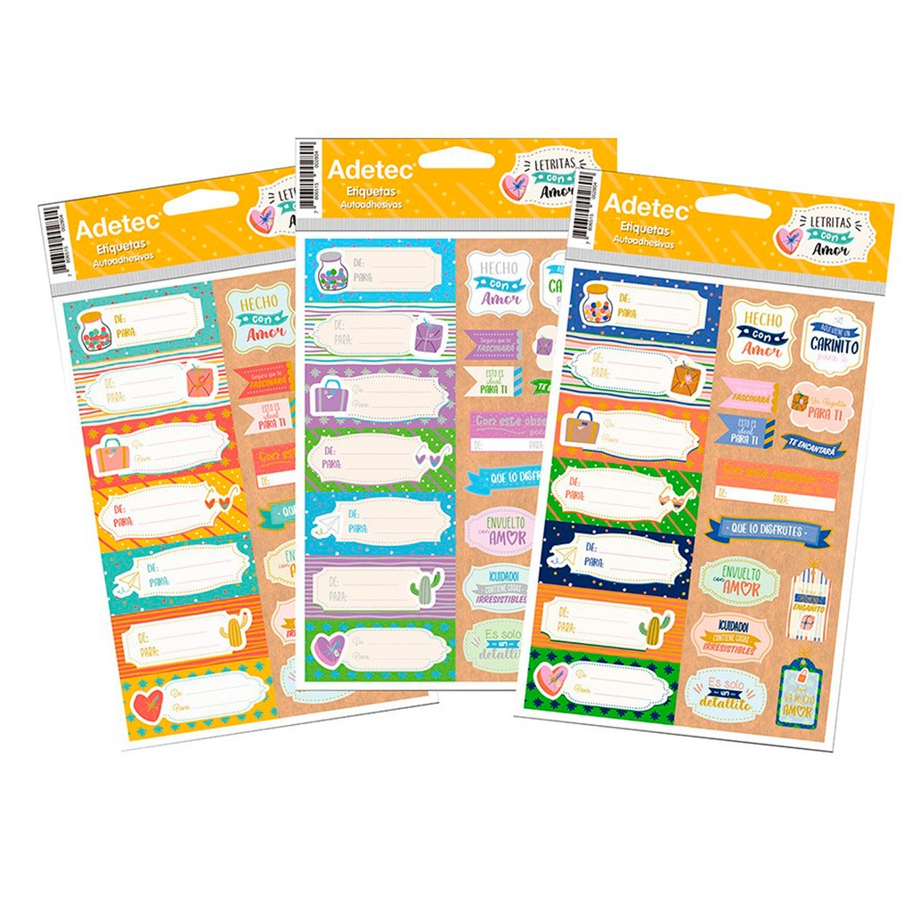 Etiquetas para regalos - Diseños surtidos