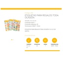 Etiquetas para regalos - Diseños surtidos