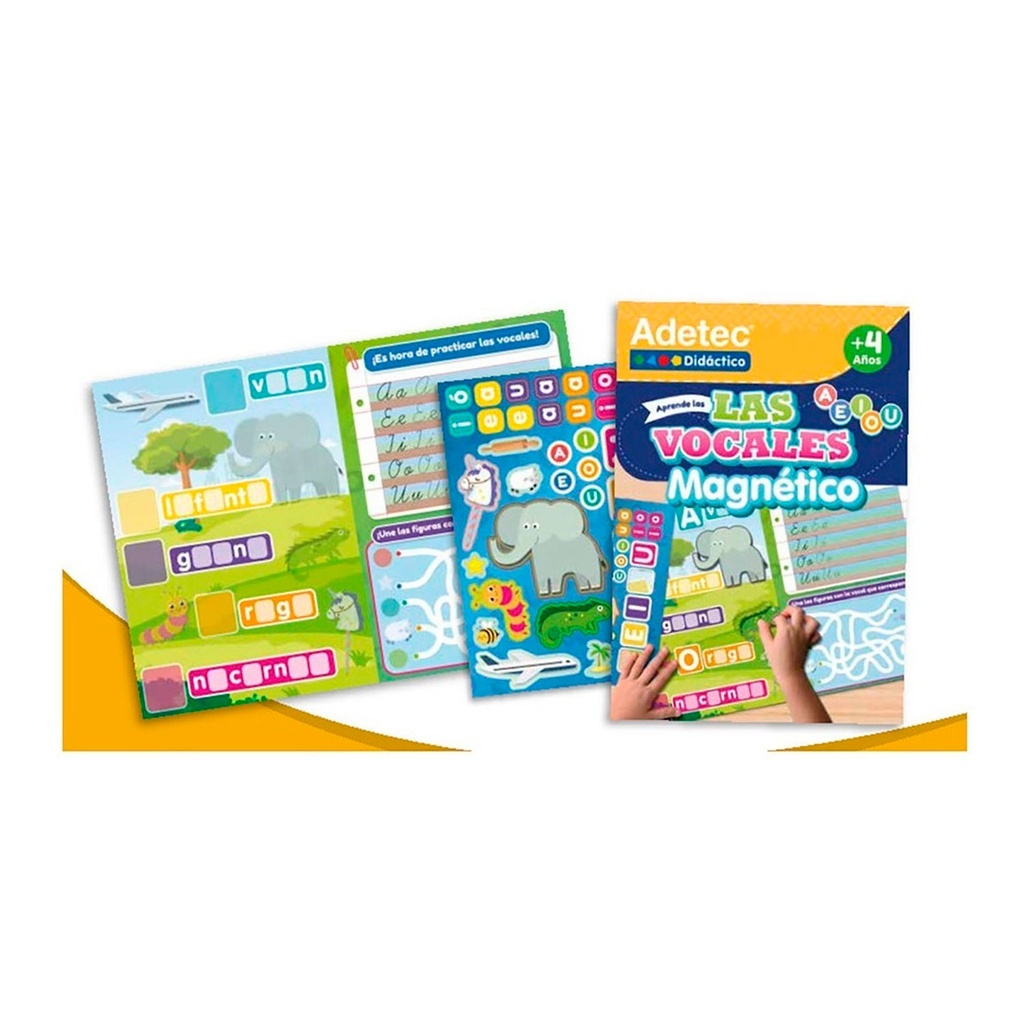 Juego Didacti Educativo Aprende Las Vocales Lamina Magnetica