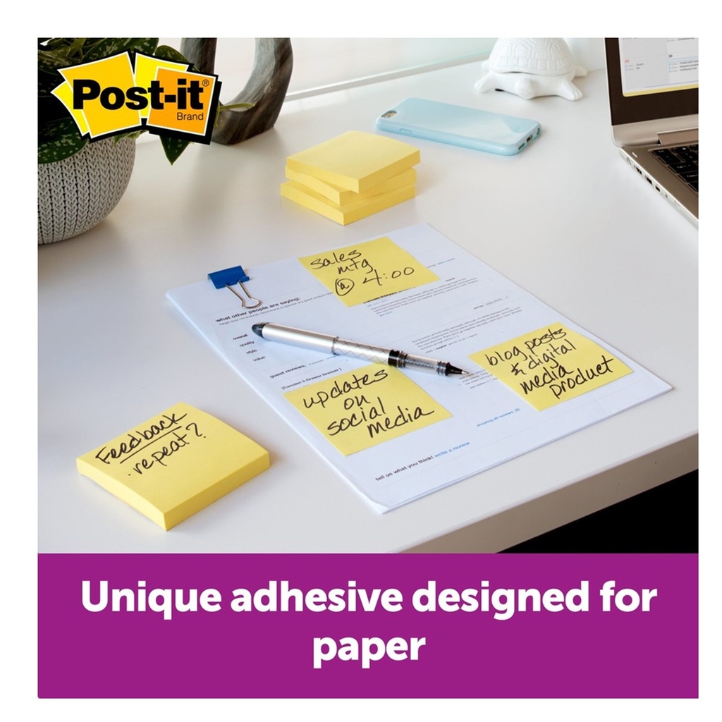 Ecologicas Nota Adhesiva 3m Greener Post-it 330 12 Unidades