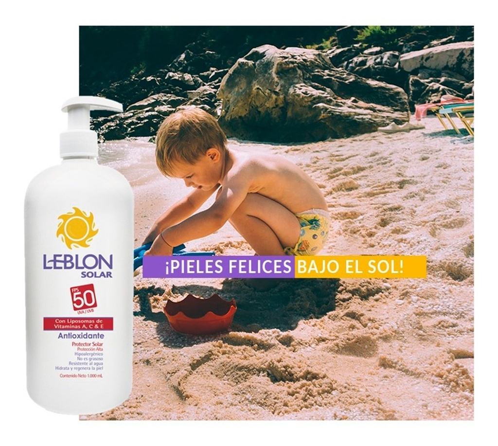 Protector Bloqueador Solar Leblon Fps50 1 Kg Tamaño Familiar