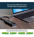 Cofre Gabinete Adaptador M.2 Ngff A Usb 3.1 Con Carcasa 