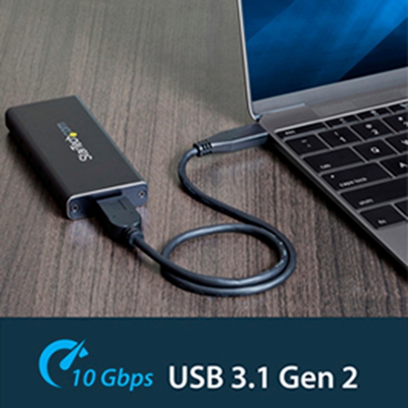 Cofre Gabinete Adaptador M.2 Ngff A Usb 3.1 Con Carcasa 