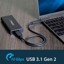 Cofre Gabinete Adaptador M.2 Ngff A Usb 3.1 Con Carcasa 