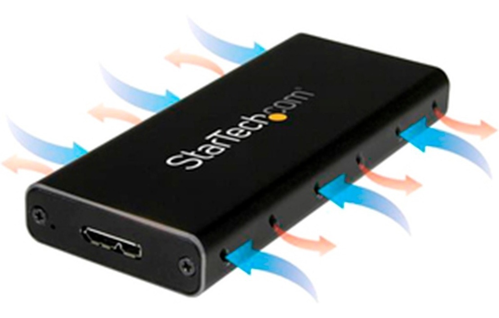 Cofre Gabinete Adaptador M.2 Ngff A Usb 3.1 Con Carcasa 