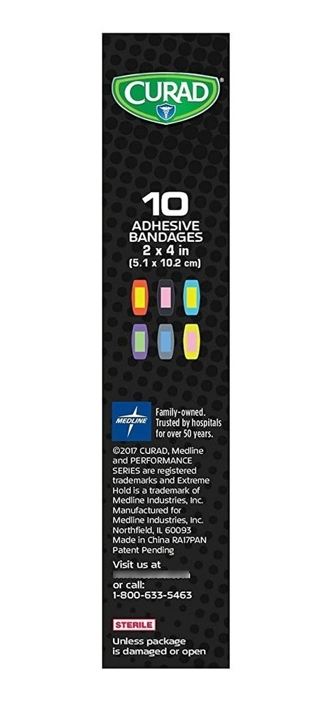 Parche Curita Antibacterial 30 Unidades Curad Venda Tirita