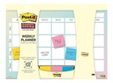 Planificador Semanal 3m Post It 26 Hojas + 6 Notas Adhesivas