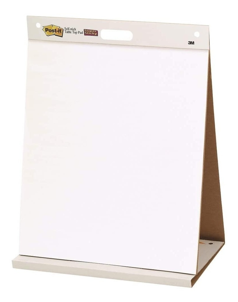Papelógrafo Autoadhesivo Post-it Color Blanco De 60 Hojas 