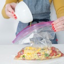 Ziploc Bolsa Para Conservar Grande 26.8 X 27.3 Cm 19 Unidads