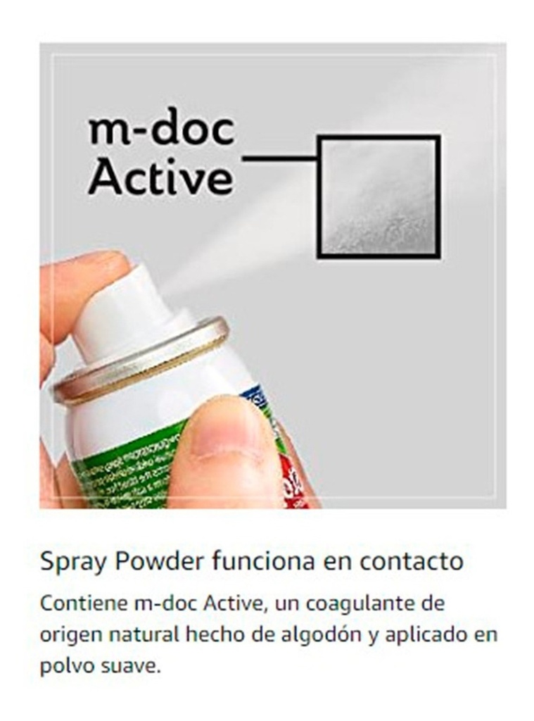 Parche Curita Quickstop! Spray Para Detener El Sangrado 23g