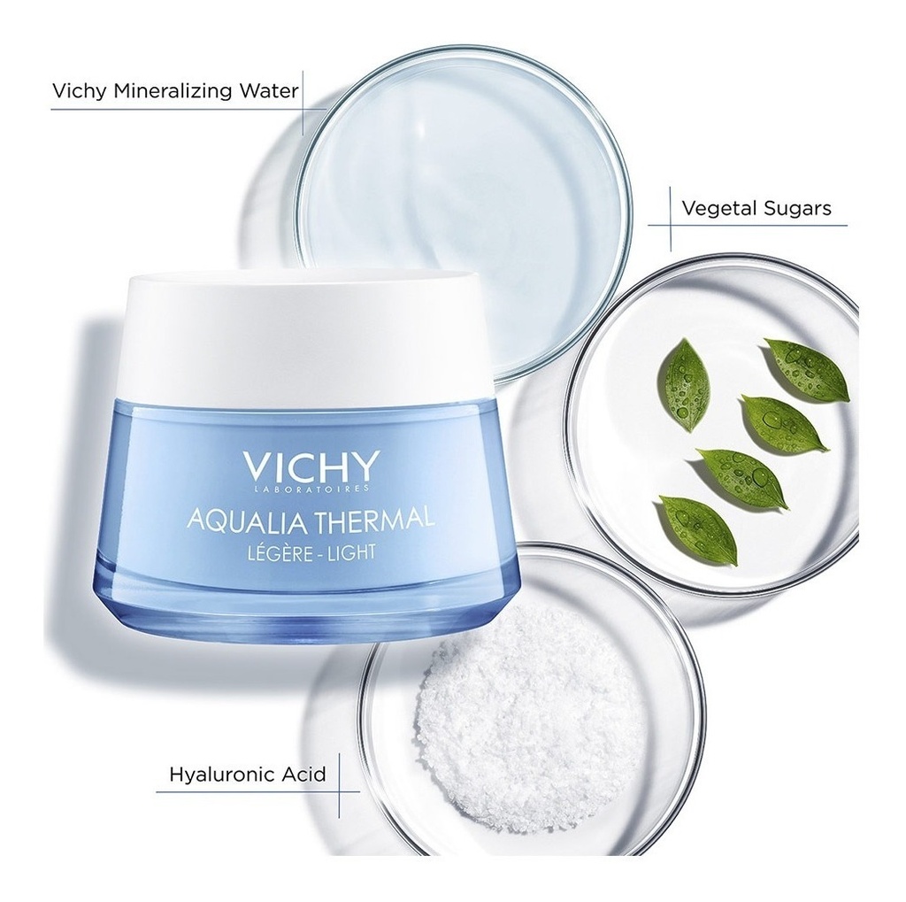 Crema Facial Rehidratante Ligera Aqualia Thermal 50 Ml Vichy