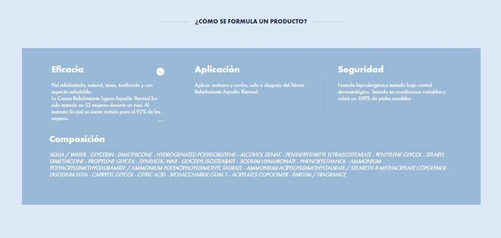 Crema Facial Rehidratante Ligera Aqualia Thermal 50 Ml Vichy