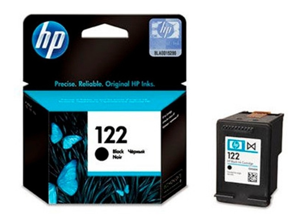 2 Tintas Hp 122 Tri Color + Negro + Resma Papel Fot. Carta