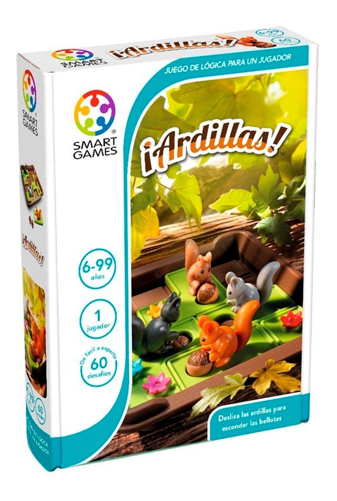 Didactico Ardillas Go Frutos Juego De Lógica Smartgames