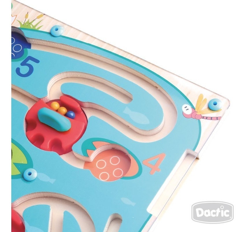 Juego Didáctico Laberinto Magnético Con Obstáculo Jungla