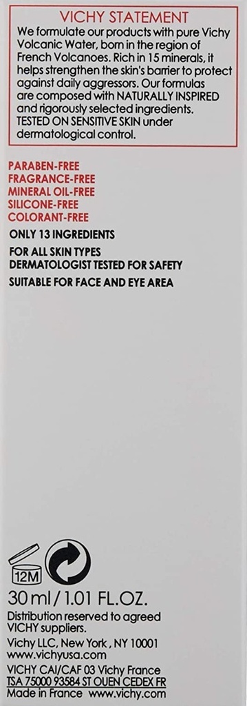Serum Ácido Hialurónico Reduce Arrugas Y Líneas Vichy 30ml
