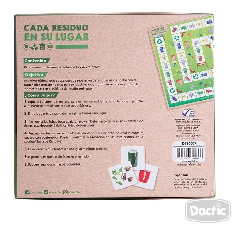 2 Juguetes Didácticos Aprende A Reciclar Y Manejar Residuos
