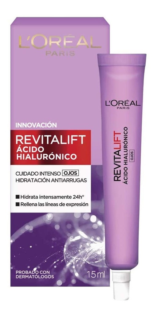 Crema Contorno De Ojos Revitalift Ácido Hialurónico 15 Ml