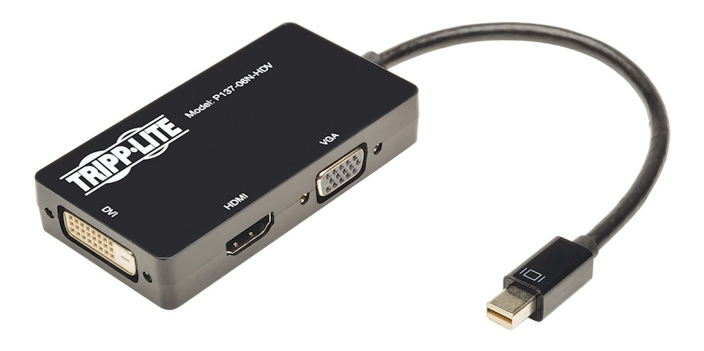 Tripp Lite Mini Displayport Vga Dvi Hdmi Adaptador Mdp 6