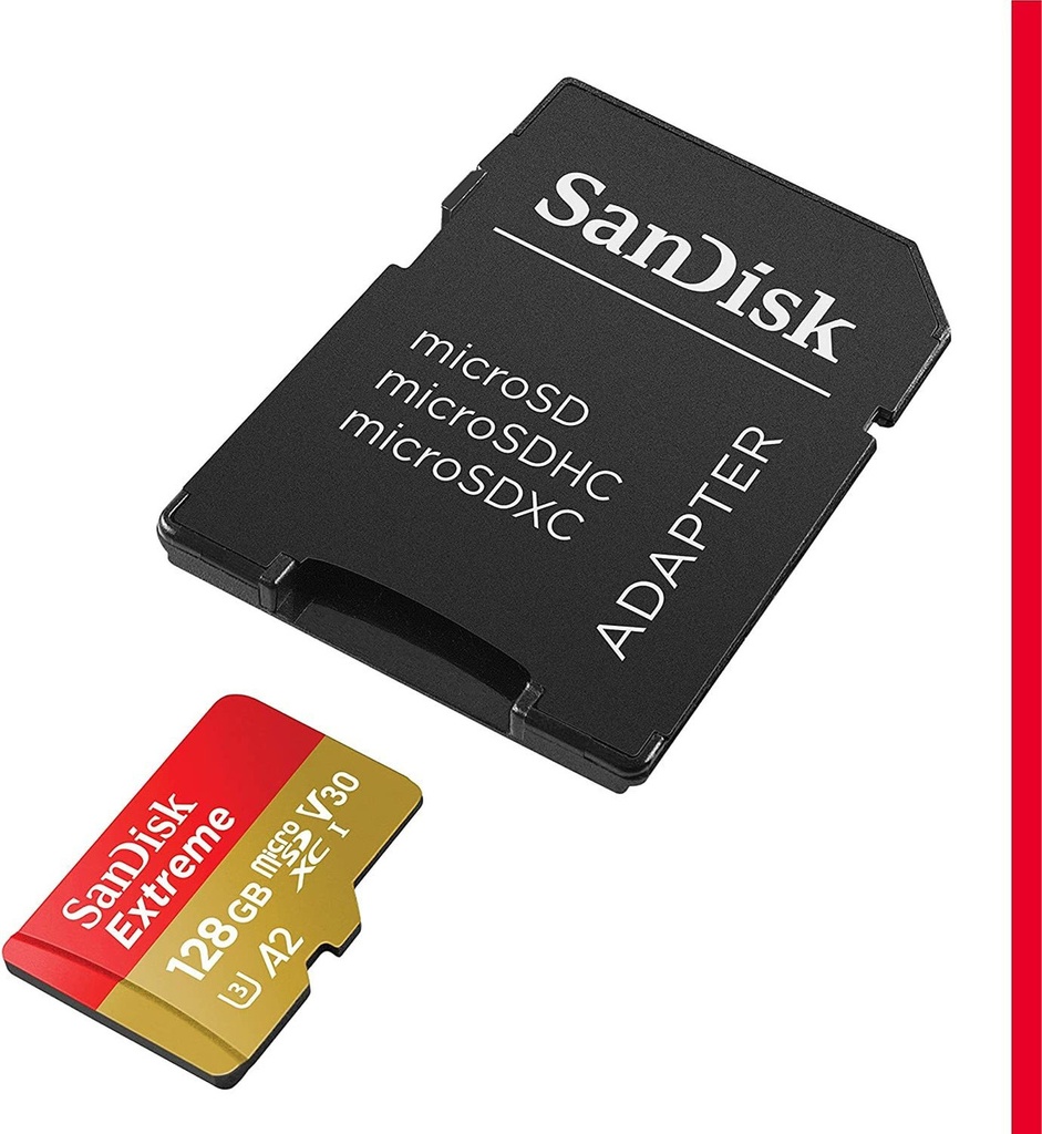 Memoria Micro Sd Sandisk Extreme 128gb Videos 4k 