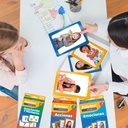 Set 3 Juegos Didácticos Flash Cards +14 Etiquetas Navideñas 