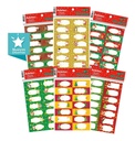 Set 3 Juegos Didácticos Flash Cards +14 Etiquetas Navideñas 