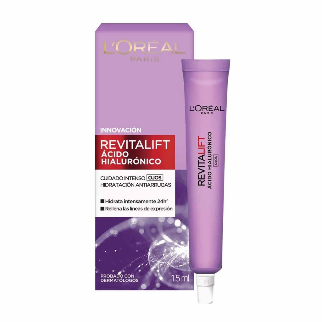 Crema Contorno De Ojos Revitalift Ácido Hialurónico 15 Ml