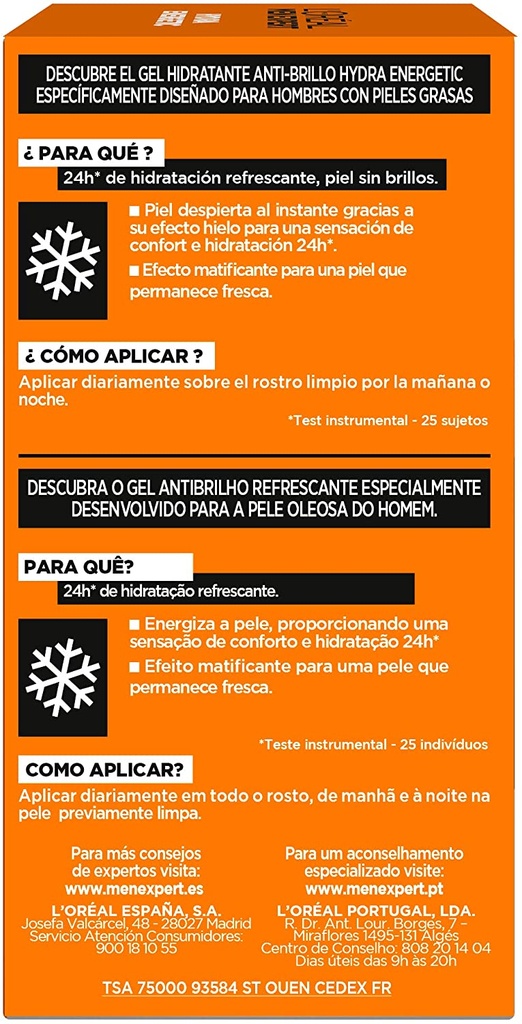 Crema Hydra Energetic Fluido Polar Loreal Men Expert