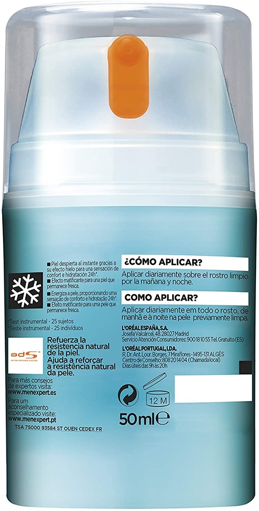Crema Hydra Energetic Fluido Polar Loreal Men Expert