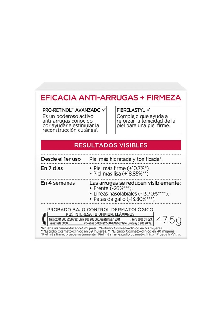 Crema De Día Anti-Arrugas + Firmeza Revitalift 50 Ml