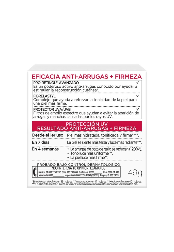 Crema Facial Día Fps 30 Anti-Arrugas Revitalift Loreal Paris