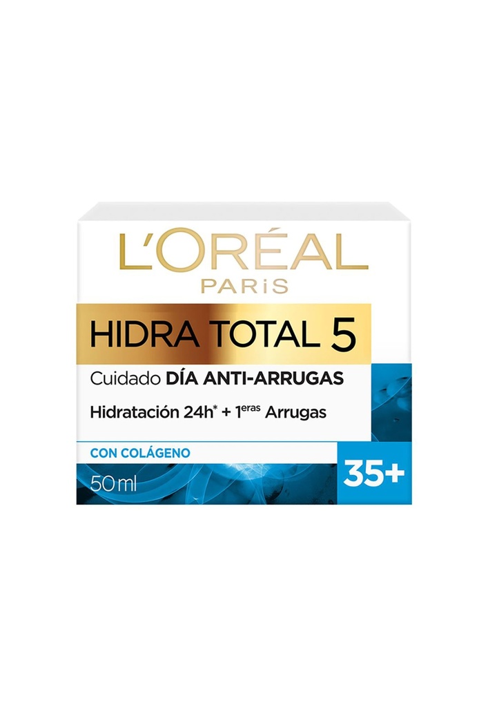 Crema Facial Día Anti-Arrugas +35 Hidra Total 5 Loreal Paris