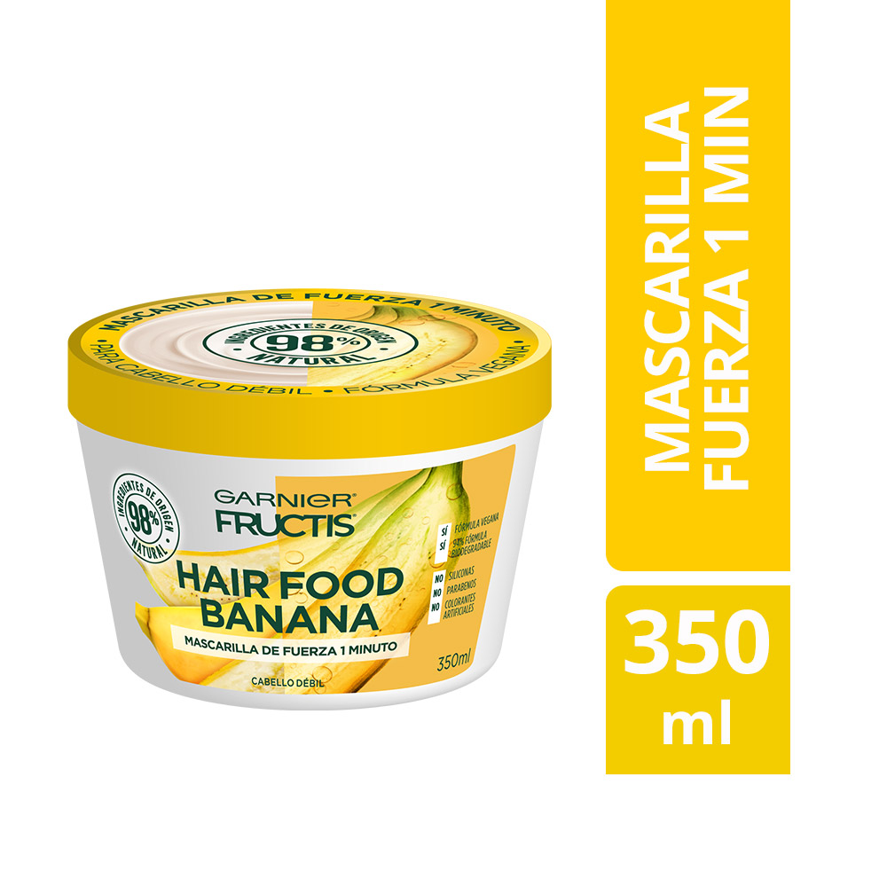 Crema Tratamiento Nutrición Hair Food Banana Fructis Garnier