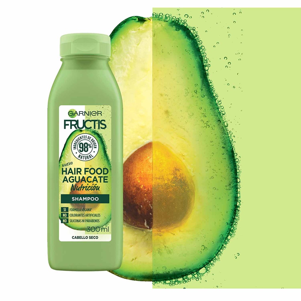 Fructis Hair Food Aguacate Shampoo 300Ml