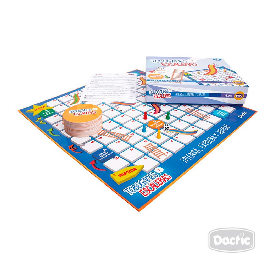 3 Juegos Didáctico Escalera Tobogán + Emociones + Pregúntame