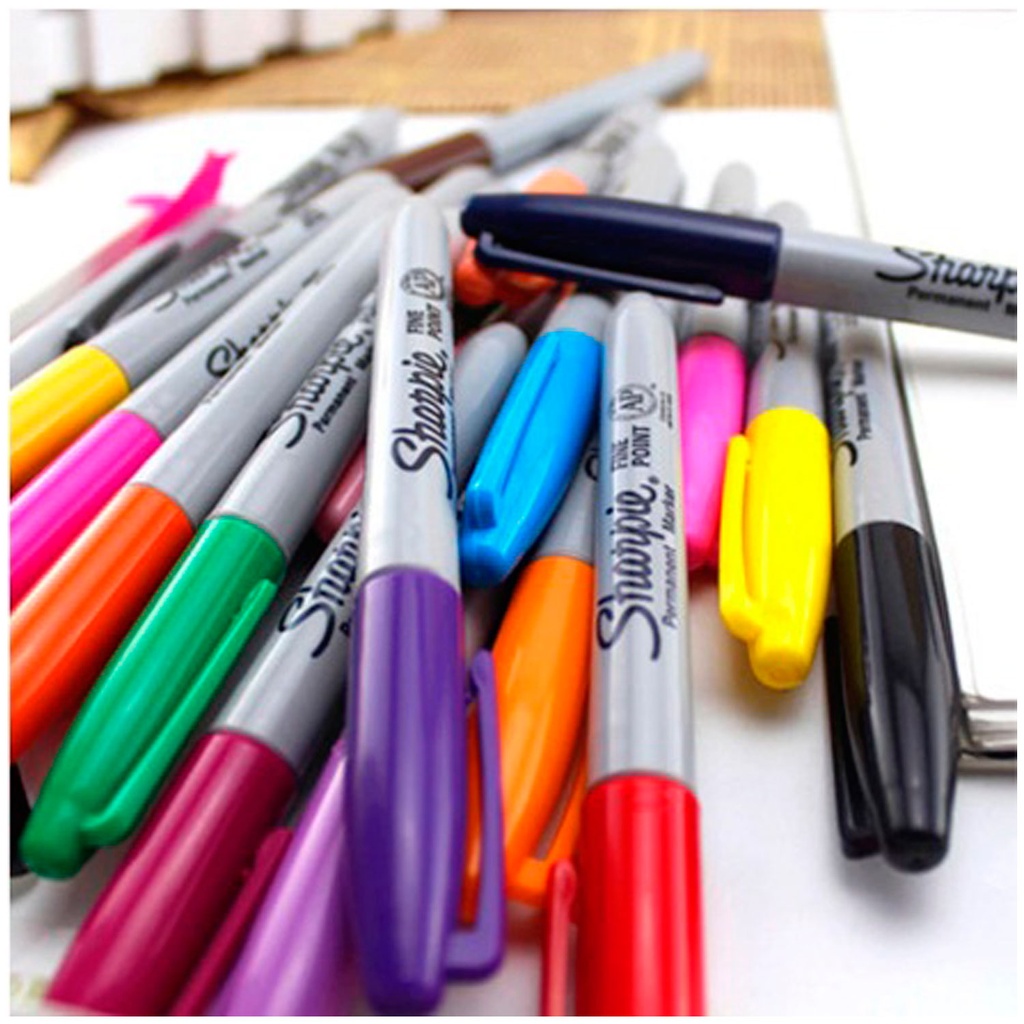 12 Plumones Marcador Permanente Sharpie Colores Tropical