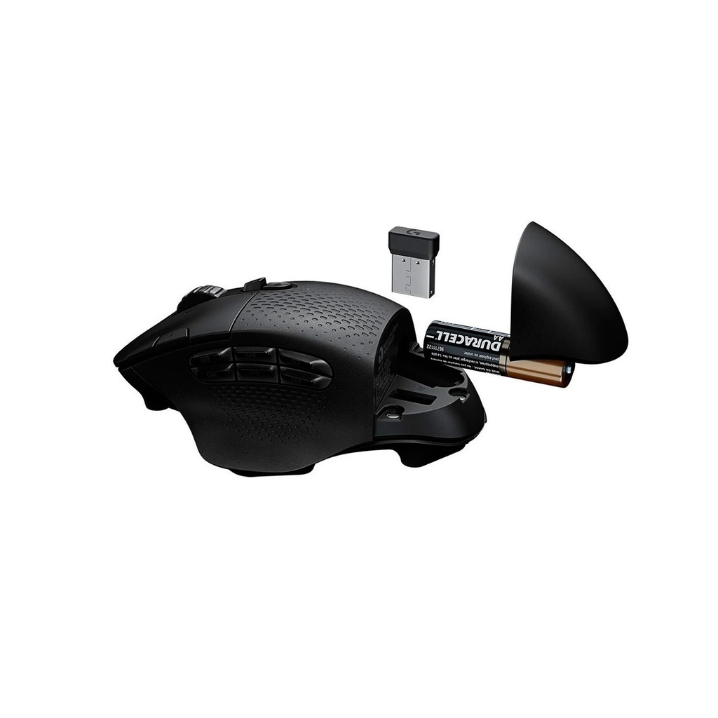 Logitech Gaming Mouse G604 - Ratón - óptico - 15 botones - inalámbrico - Bluetooth, LIGHTSPEED - receptor Logitech LIGHTSPEED