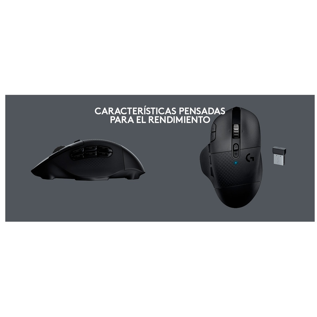 Mouse Inalámbrico G604 Lightspeed 15 Controles Logitech