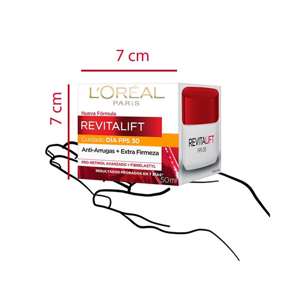 Crema Facial Día Fps 30 Anti-Arrugas Revitalift L'Oréal